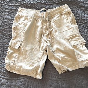 Lucky Brand Linen Cargo Shorts - 7” inch inseam
